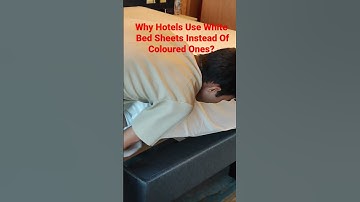 Why Hotels Use White Bed Sheets Instead of Coloured Ones? #shorts #youtubeshorts #viral #2022