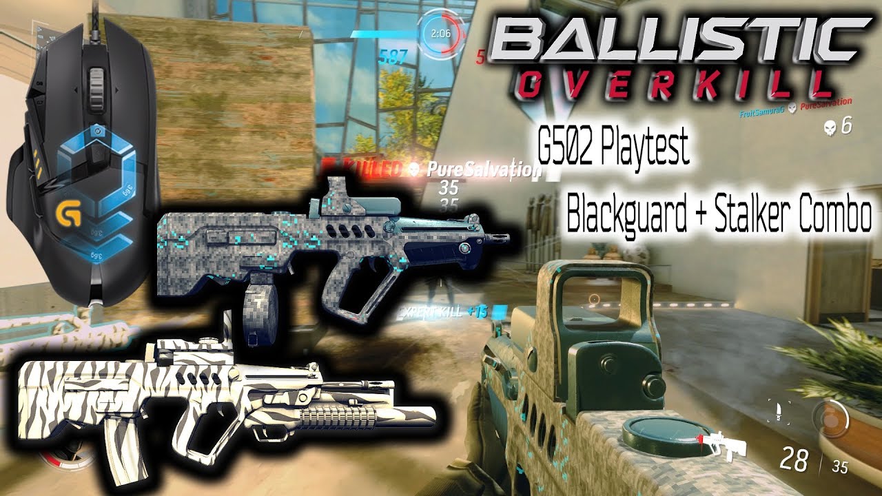 [Ballistic Overkill] G502 Mice Playtest ft. Vanguard - YouTube