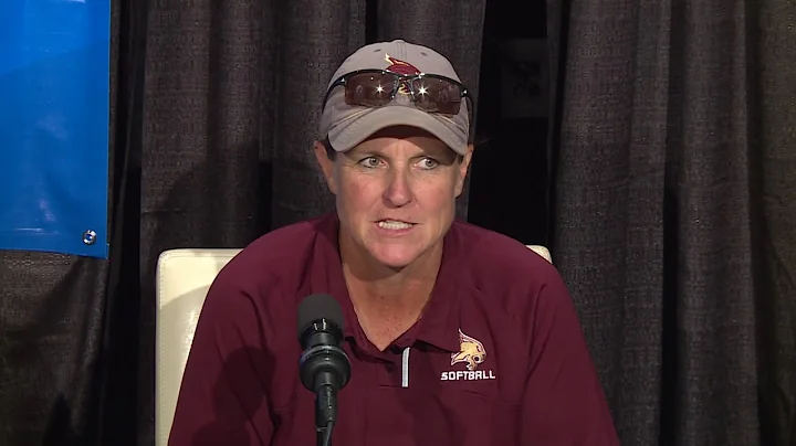 NCAA Softball Postgame (Texas State) | Ricci Wooda...