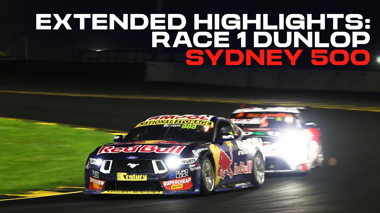 Extended Race 1 Highlights - DUNLOP Sydney 500 | 2026 Repco Supercars Championship