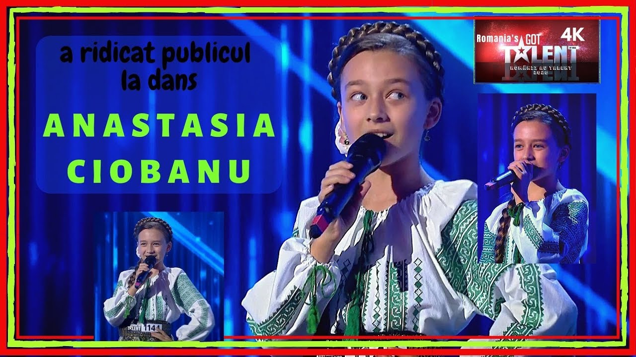 Românii au talent! ANASTASIA CIOBANU | A ridicat publicul la dans! 4K Video (Ultra HD)