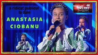 Românii au talent! ANASTASIA CIOBANU | A ridicat publicul la dans! 4K Video (Ultra HD)