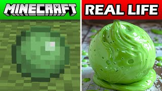 Realistic Minecraft | Real Life vs Minecraft | Realistic Slime, Water, Lava #408