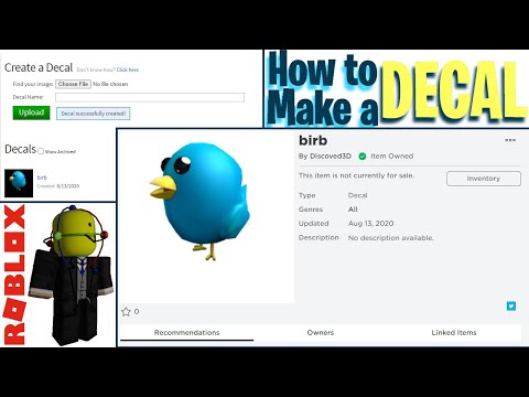 How To Create A Decal In Roblox 2020 Roblox Tutorial Youtube - how to create roblox decals 2020