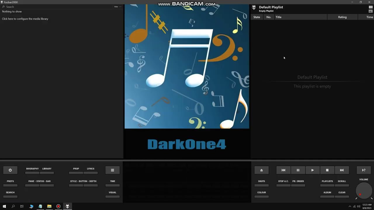Tweaked Tedgo's Darkone 4 Theme for Foobar2000 - Instructions