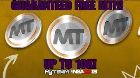 *NEW* FREE LOCKER CODE FOR NBA 2K19 MyTeam- GUARANTEED FREE MT!!! UP TO 10K FREE MT!!!