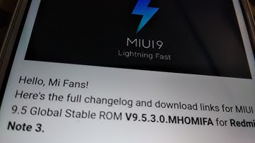 Xiaomi Redmi Note 3 Update || MIUI 9.5.3.0 Global Stable Rom || Full Changelogs In Details