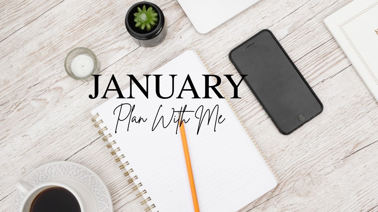 January Plan With Me | Planning My Month + 2026 Planner Flip