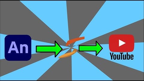 how to export a video from adobe animate in swivel and how to post it into youtube