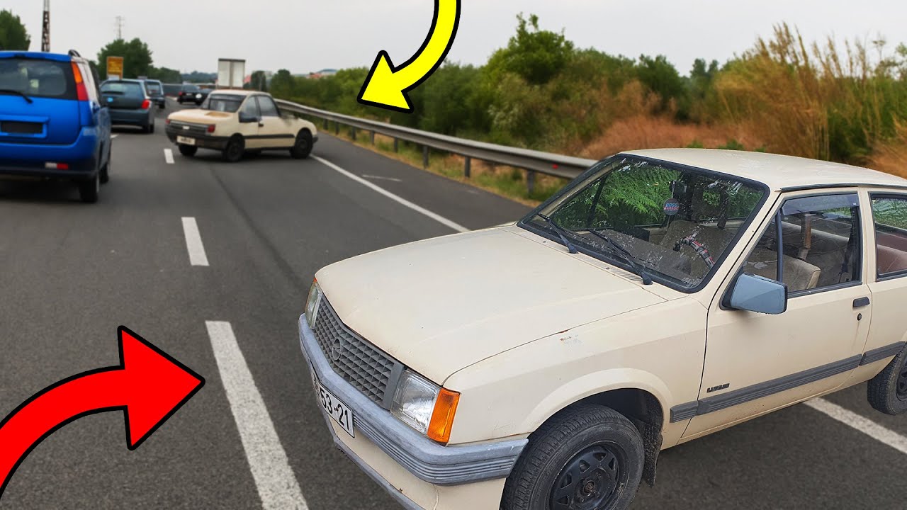 Fiquei sem TRAVÕES na autoestrada... e o Corsinha virou-se ao contrário! 😱