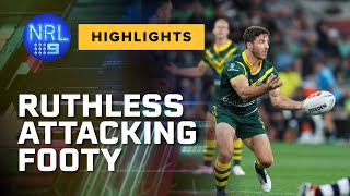 Thumbnail for Pacific Championships Highlights: Kangaroos v Kiwis | NRL on Nine