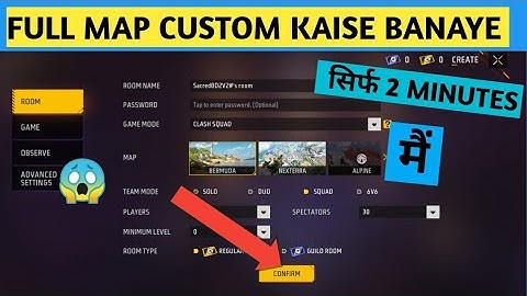 Full Map Custom Kaise Banaye || Full Map Custom Kaise Banate Hai. #freefire #gaming