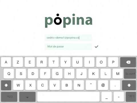 Popina - la caisse enregistreuse - Connexion à Popina