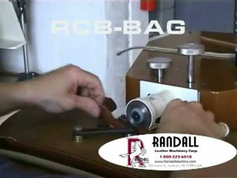RCB Bag : Leather Edge Beveling & Handle Trimming Machine - YouTube