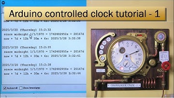 Part 1 - Setting and reading time with an Arduino and Real Time Clock module