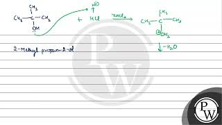 2-methyl - 2-propanol gives cloudiness with \( \mathrm{HCl} \) and ...