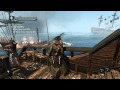 AC IV - fighting a pirate hunter frigate and man o' war