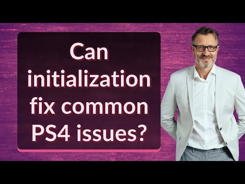 Can initialization fix common PS4 issues?