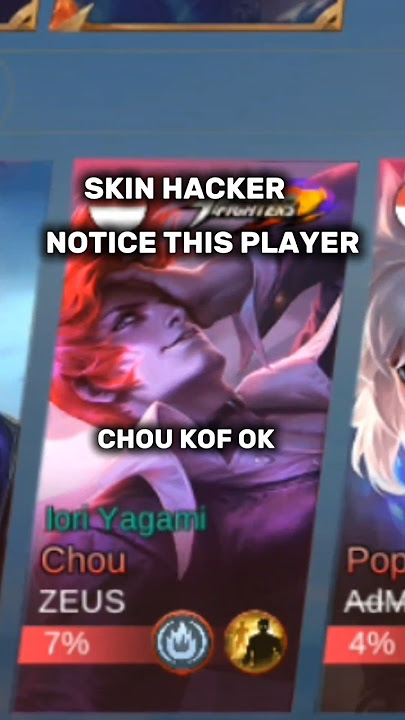 Mlbb hacker.skin injector☠️ #viralvideo #mobilelegends #hacker #shortsfeed #shorts #cheat #choukof
