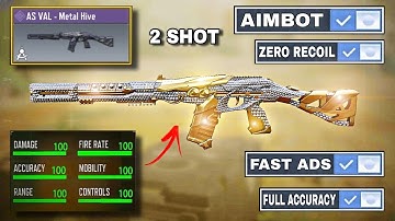 NEW "2 SHOT" AS VAL  Gunsmith! its TAKING OVER COD Mobile in Season 10 (NEW LOADOUT)