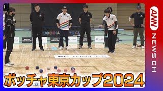 『ボッチャ東京カップ2024 supported by かんぽ生命保険』決勝トーナメント 日本代表「火ノ玉JAPAN」杉村選手 廣瀬選手が登場(2024年3月10日)ANN/テレ朝