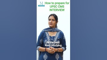 How to prepare and revise for UPSC CMS Interview || Dr Deeksha Agarwal ||