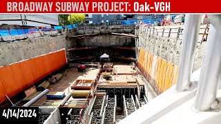 4/14/2024 Broadway Subway Project: Oak-VGH Station, Vancouver, BC by Metro Vancouver Construction Projects & Buildings 122 views 1 month ago 6 minutes, 41 seconds