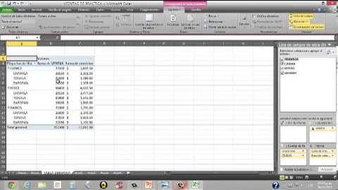 TUTORIAL TABLAS DINAMICAS EXCEL 2010