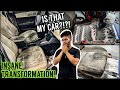 Deep cleaning the nastiest toyota ever  best owner reaction  insane car detailing transformation