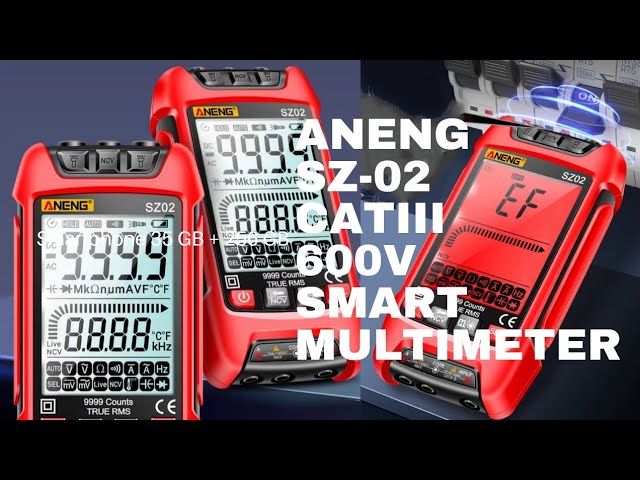 Shopping Aneng M167 Digital Multimeter Smart Voltmeter 4000 Zählungen Volt  Meter Ohmmeter Auto-ranging-tester Mit Hintergrundbeleuchtung  Lcd-bildschirm Taschenlampe in China