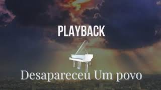 Playback 🎤🎹 Desapareceu Um Povo Tom Feminino (Bb) Versão inédita para voz e piano