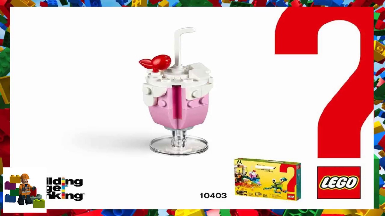 LEGO instructions - Classic - Bigger Thinking - - World Fun - Milkshake -