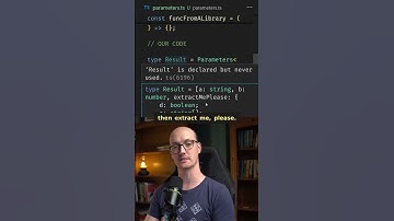 Parameters is SO helpful