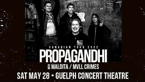 Propagandhi - Tartuffe (May 28th, 2022 Guelph)