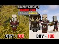 I Survived 100 Days as a PILLAGER in Hardcore Minecraft (Hindi)