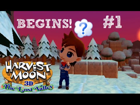 Let's Play Harvest Moon: The Lost Valley Walkthrough Guide Part 1 - The Tutorial!