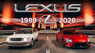 Lexus Evolution (1989 - 2026) | Record 49 Cars Morphing ⚙️🚗