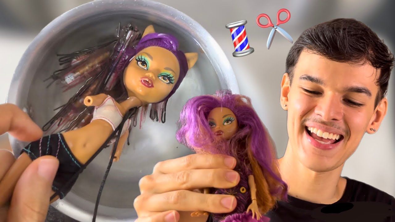 REFORMANDO BONECA QUE RECEBI