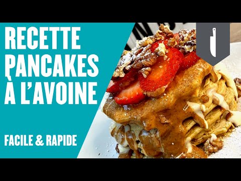 recette-pancakes-flocons-d'avoine-(facile-&-rapide)