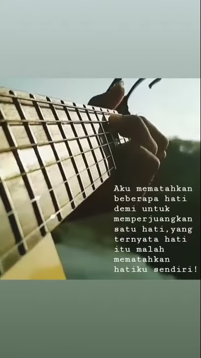story wa melody 'Anji menunggu mu cover Gitar'