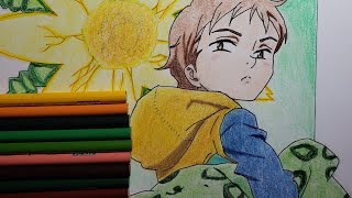 Drawing King from The Seven Deadly Sins (Nanatsu No Taizai) #anime #animeart #draw #meliodas