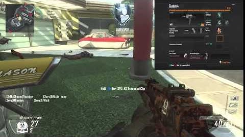 Black Ops 2-Best "Rushing" Class Setup (MP7)