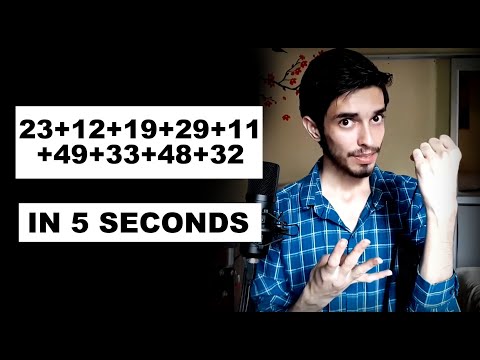 Finger Mathematics - How to calculate Faster than a calculator  Mental maths -