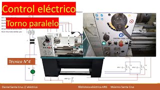 Control eléctrico de torno paralelo