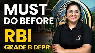 Do This Before You Start Your Preparation For RBI Grade B DEPR | Asawari Savarikar | Ecoholics