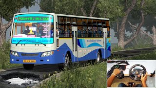 ✅Tnstc karaikal Bus Driving || Euro Truck Simulator 2 Tamil ✅Driving on Danger Road VickyGaming 4k screenshot 4