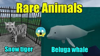 [ Mini Block Craft ] , Rare animals , snow tiger and beluga whale . #miniblockcraft screenshot 5