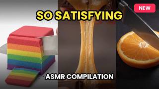 "Ultimate Satisfying ASMR Compilation 🌈🍫🍊 Sand, Fruit & Chocolate Cutting"#shorts #asmr  screenshot 4