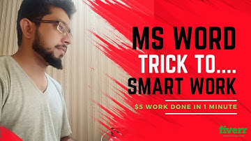 MS Word to Excel Best Trick - $5 Order in 1 Minute on Fiverr