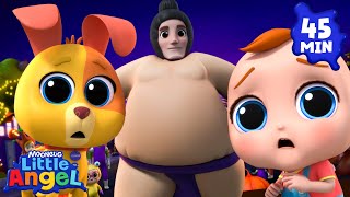 let s sing scary halloween song fun sing along songs atlittleangel